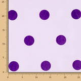 Fama Lavande Points Floqués Lilas Floqué 30mm - Ribes y Casals