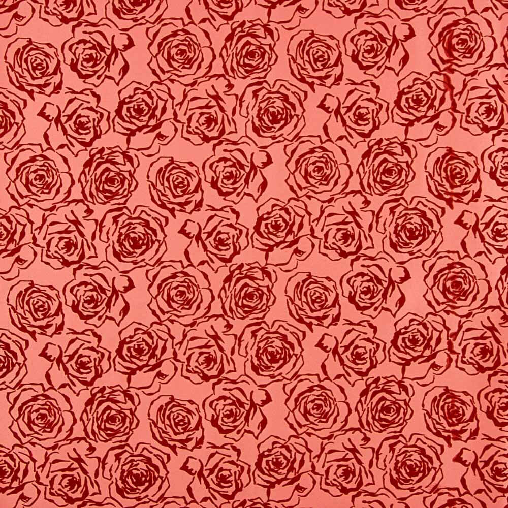 Fama Corail Rose Rouge Floqué Rose - Ribes y Casals