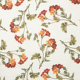 Toile de coton imprimée « Fleurs sauvages » couleur terre cuite - Ribes y Casals