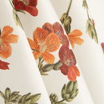 Toile de coton imprimée « Fleurs sauvages » couleur terre cuite - Ribes y Casals