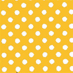 Popeline Pois 2mm. Fond Jaune Pois Blanc - Ribes y Casals
