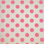 Popeline Pois 2mm. Fond Blanc Pois Rose Bonbon - Ribes y Casals