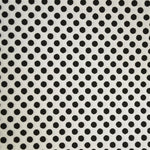 Popeline Pois 2mm. Fond Blanc Pois Noir - Ribes y Casals