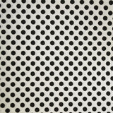 Popeline Pois 2mm. Fond Blanc Pois Noir - Ribes y Casals