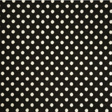 Popeline Pois 2mm. Fond Noir Pois Blanc - Ribes y Casals