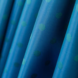 Doublure Rayonne Pois Bleu Vert - Ribes y Casals