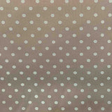 Doublure Rayonne Pois Camel Vert - Ribes y Casals