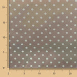 Doublure Rayonne Pois Camel Vert - Ribes y Casals