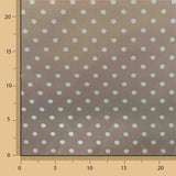 Doublure Rayonne Pois Camel Vert - Ribes y Casals