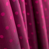 Doublure Rayonne Pois Fuchsia Foncé - Ribes y Casals