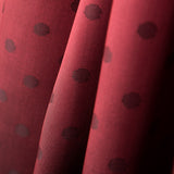 Doublure Rayonne Pois Grenat - Ribes y Casals