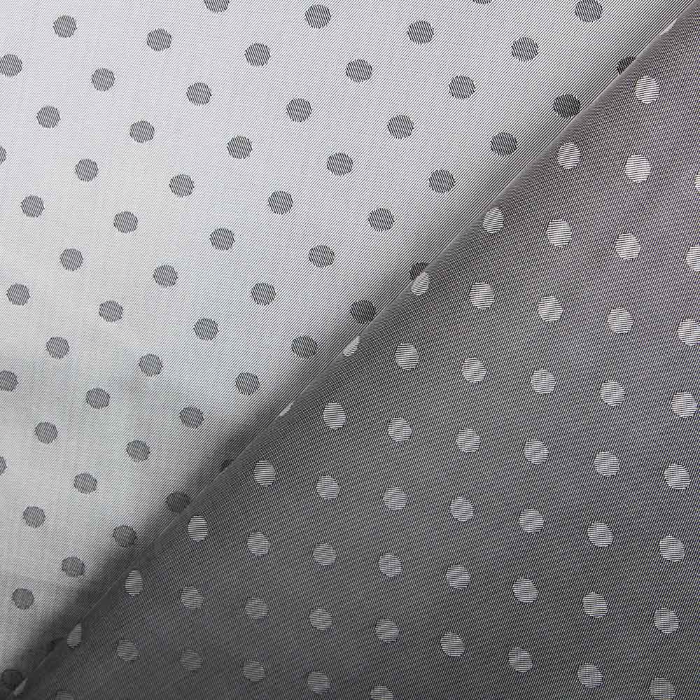 Doublure Rayonne Pois Gris - Ribes y Casals