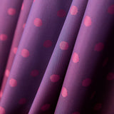 Doublure Rayonne Pois Pourpre - Ribes y Casals