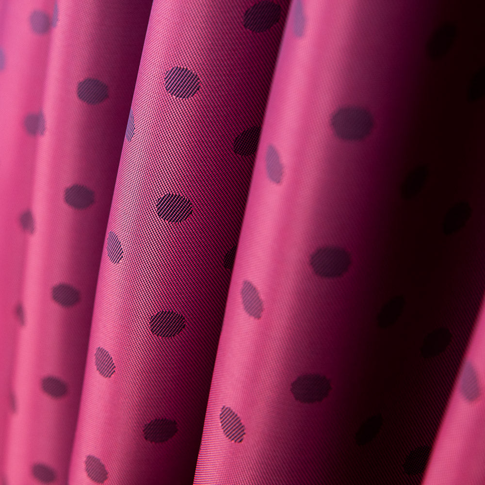Doublure Rayonne Pois Pourpre - Ribes y Casals