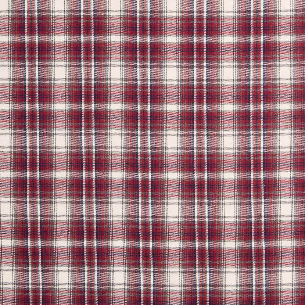 Flanelle Carreaux Bûcheron Bordeaux - Ribes y Casals