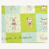 Housse de Coussin Peluches Lapins 60x50cm - Ribes y Casals