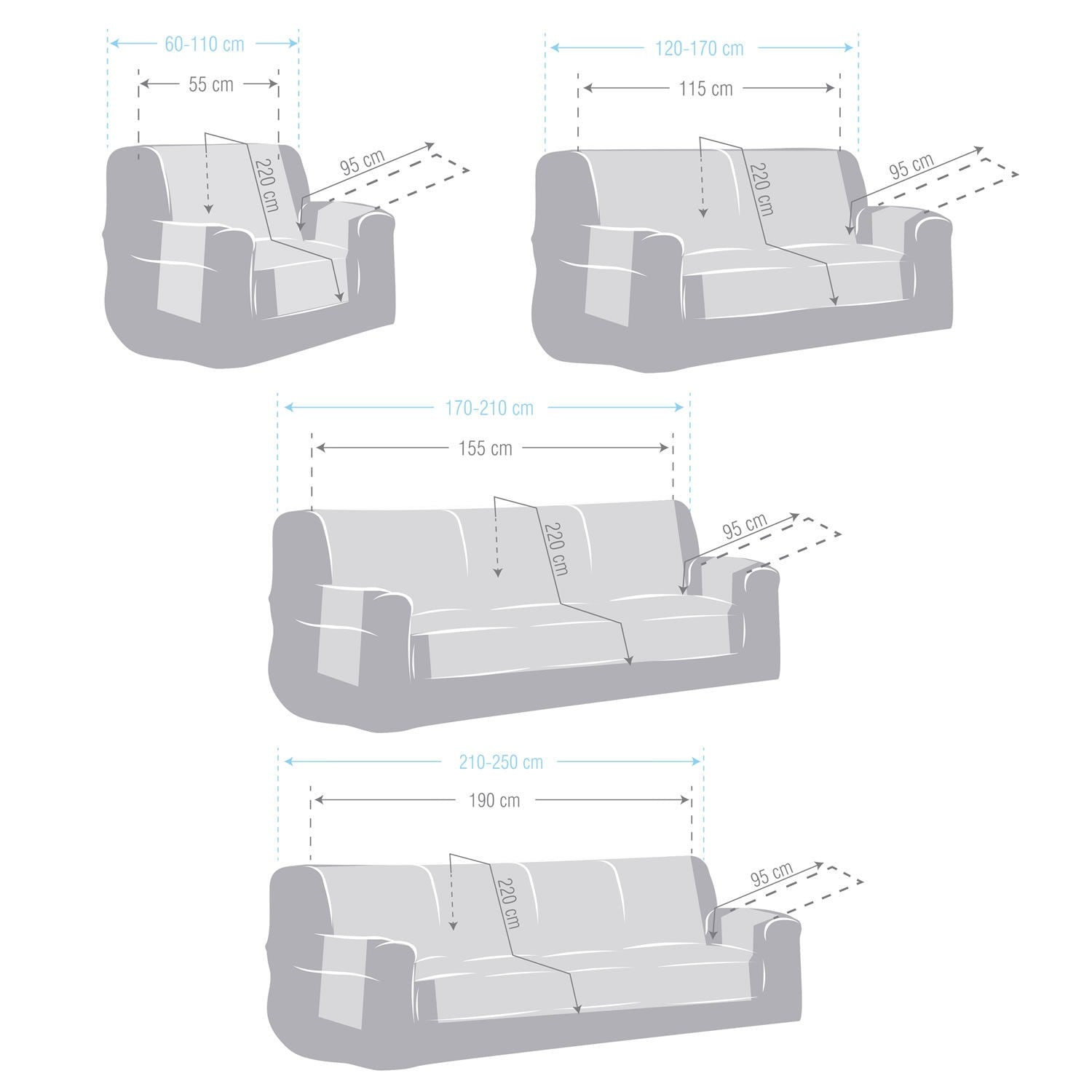 Housse Sofa Beige - Ribes y Casals