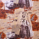 Gabardine Tapisserie Beatle Brique - Ribes y Casals