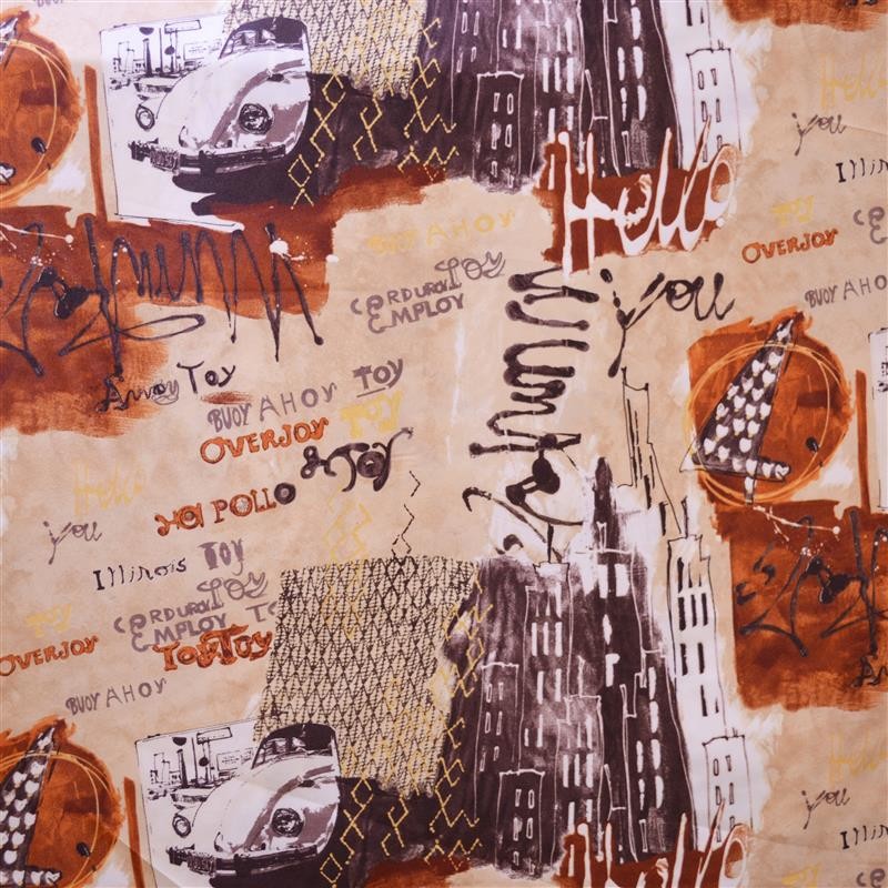 Gabardine Tapisserie Beatle Brique - Ribes y Casals