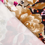 Trench stretch rouge à pois et fleurs - Ribes y Casals