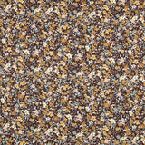 Mousseline Coton Floral Marron - Ribes y Casals