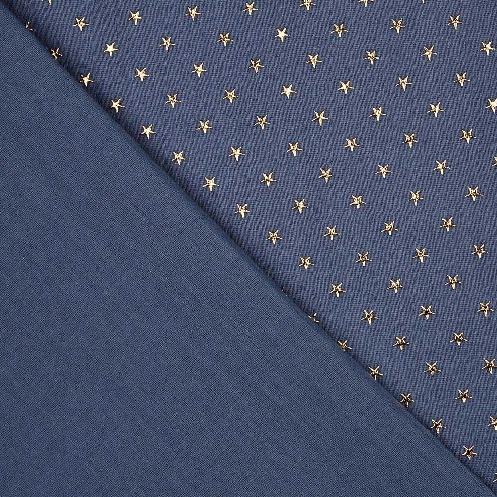 Double Gaze Lurex Bleu - Ribes y Casals