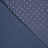 Double Gaze Lurex Bleu - Ribes y Casals