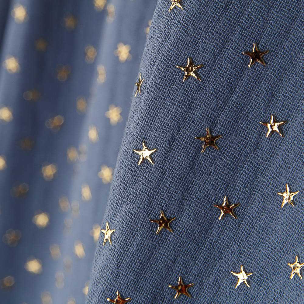 Double Gaze Lurex Bleu - Ribes y Casals