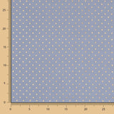 Double Gaze Lurex Etoiles Dorées Bleu - Ribes y Casals