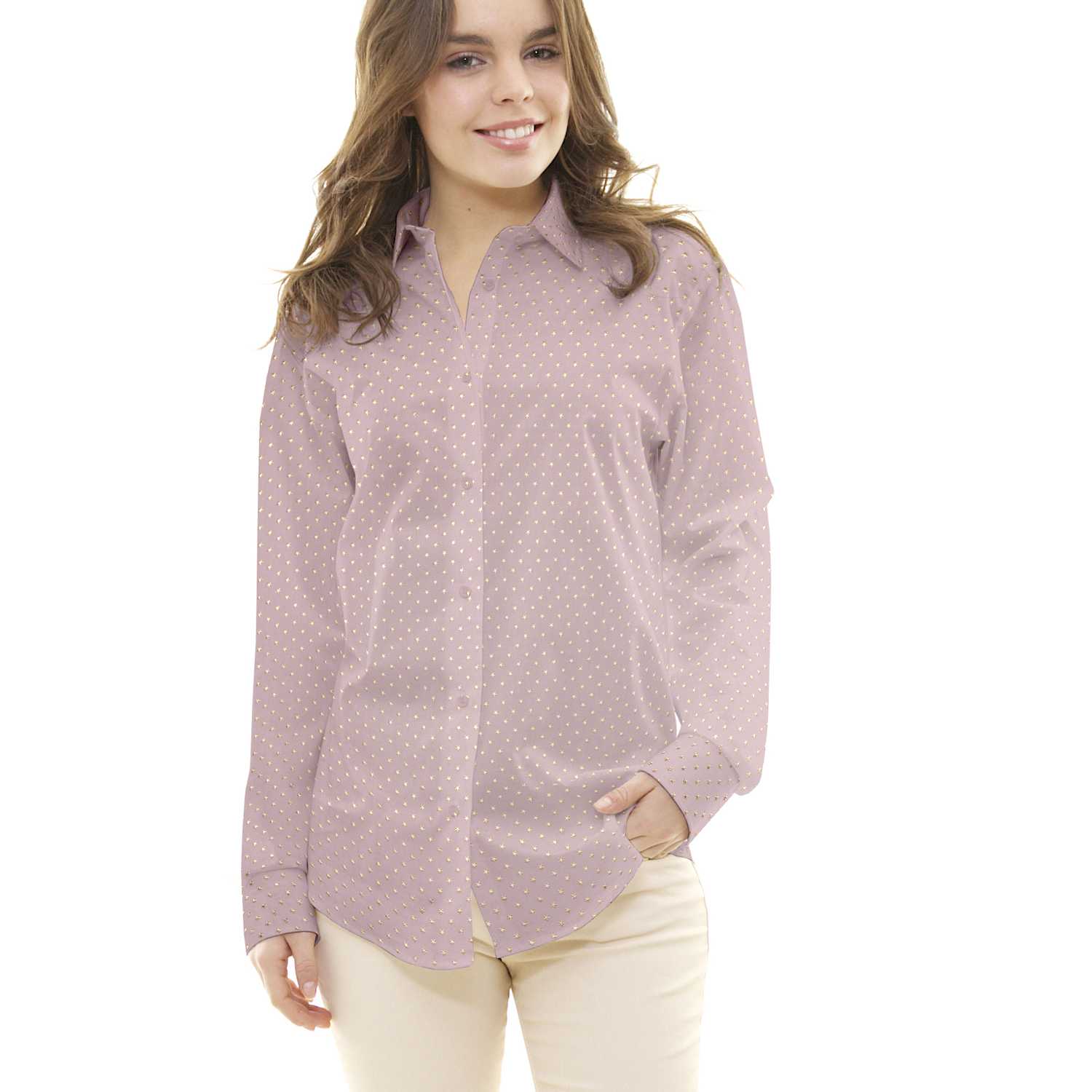 Double Gaze Lurex Lavande - Ribes y Casals