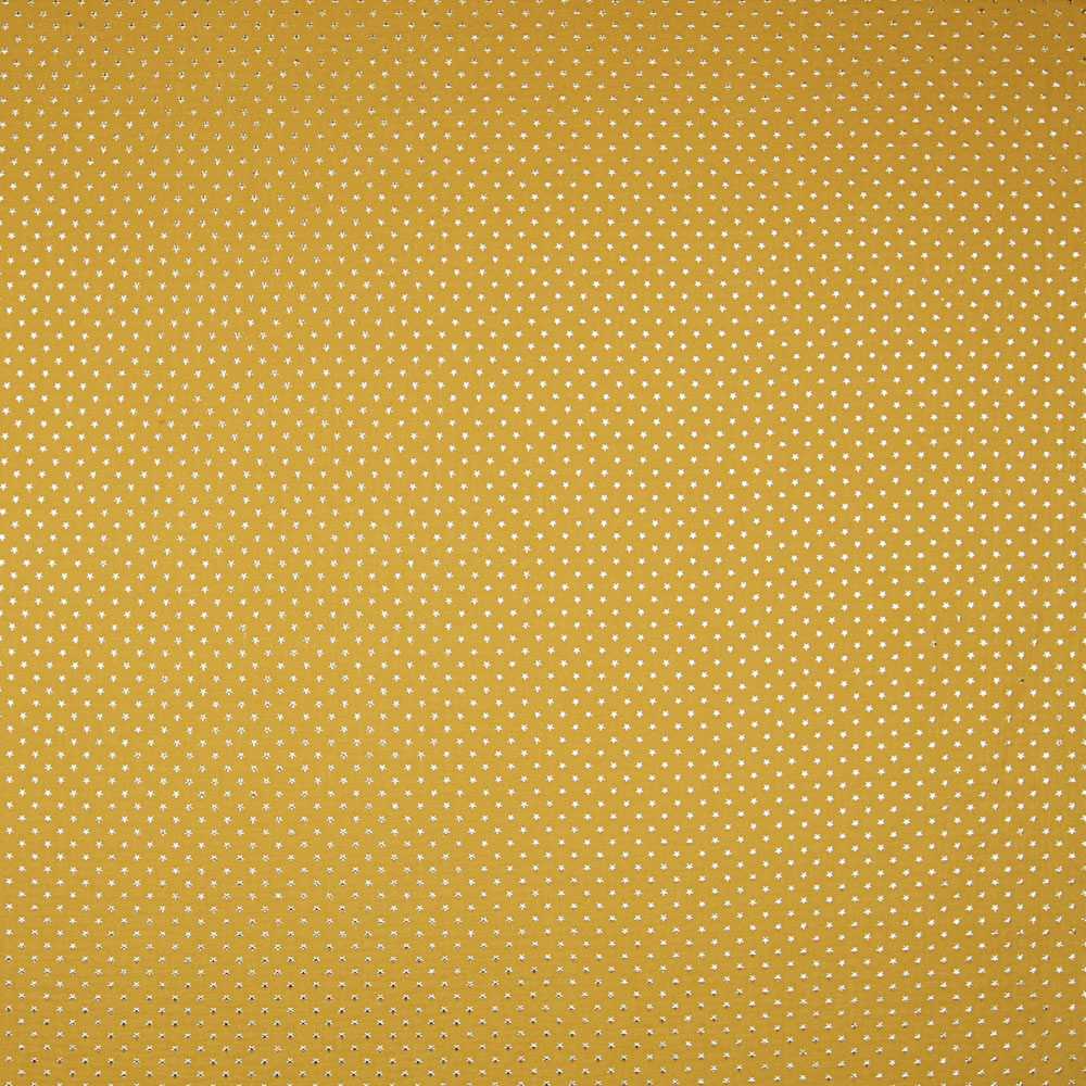 Double Gaze Lurex Étoiles Moutarde - Ribes y Casals