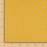 Double Gaze Lurex Étoiles Moutarde - Ribes y Casals