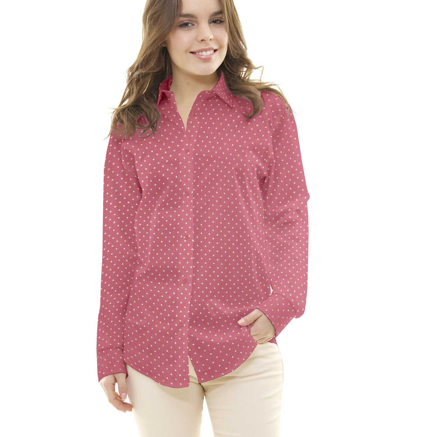 Double Gaze Lurex Rose - Ribes y Casals