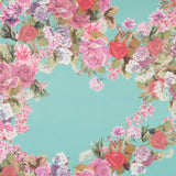 Mousseline Bouquet Vert Foncé - Ribes y Casals