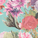 Mousseline Bouquet Vert Foncé - Ribes y Casals