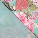 Mousseline Bouquet Vert Foncé - Ribes y Casals