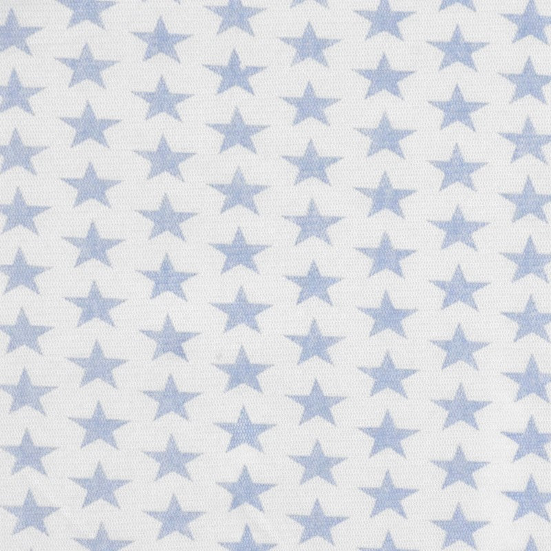 Gaze Coton Grandes Étoiles Bleu Clair - Ribes y Casals