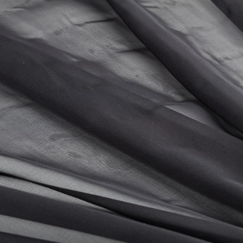 Gase de Soie Naturelle Noir - Ribes y Casals