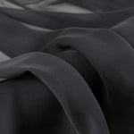 Gase de Soie Naturelle Noir - Ribes y Casals