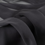 Gase de Soie Naturelle Noir - Ribes y Casals