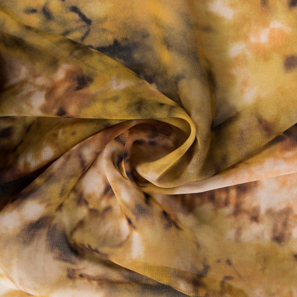 Mousseline Ocre Tie Dye - Ribes y Casals