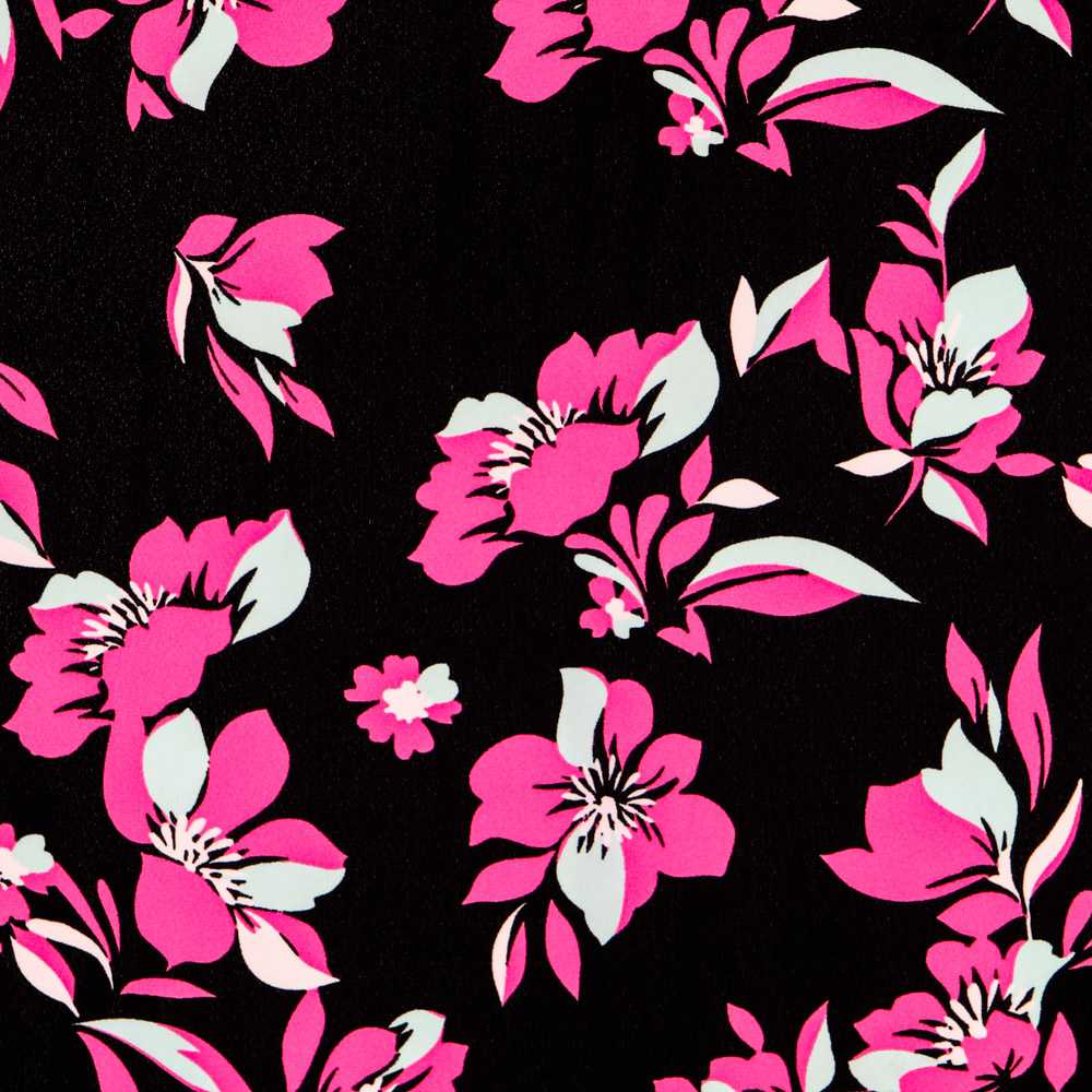 Gaze Fuchsia à Fleurs - Ribes y Casals