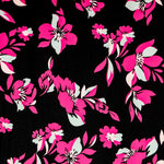 Gaze Fuchsia à Fleurs - Ribes y Casals