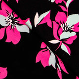 Gaze Fuchsia à Fleurs - Ribes y Casals