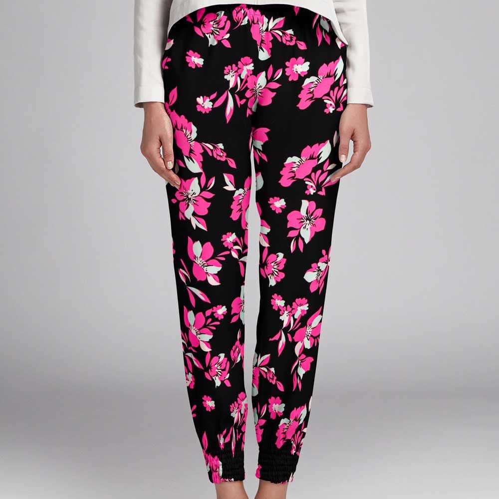 Gaze Fuchsia à Fleurs - Ribes y Casals