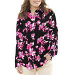 Gaze Fuchsia à Fleurs - Ribes y Casals