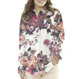 Gaze Florale Automne Crème - Ribes y Casals