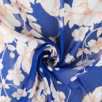 Gaze Bleu Fleurs Vintage - Ribes y Casals