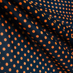 Gase à Pois 5mm Orange Fluo Marine - Ribes y Casals