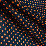 Gase à Pois 5mm Orange Fluo Marine - Ribes y Casals
